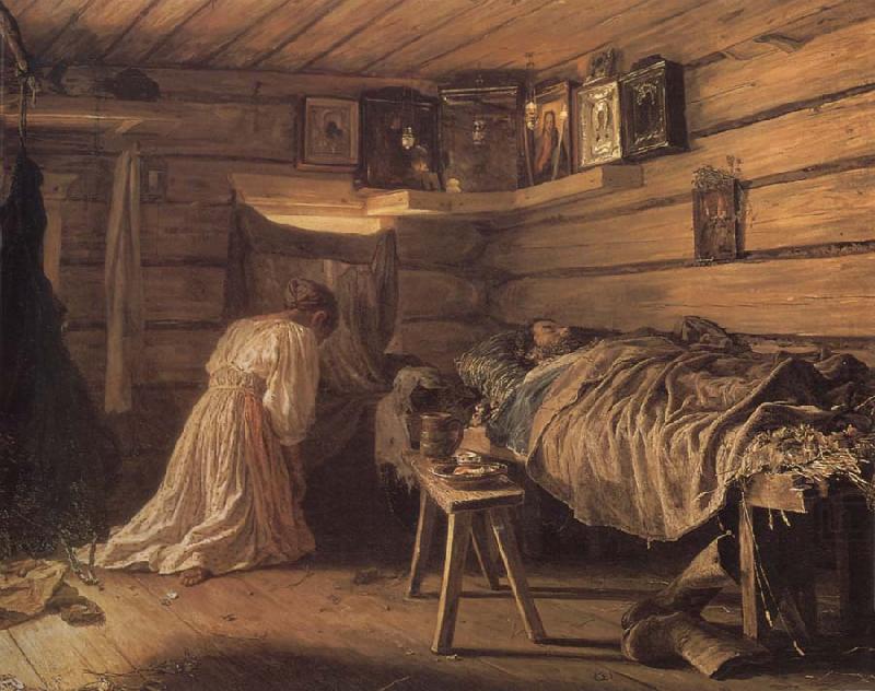 Vassily Maximov The Sick Husband china oil painting image
